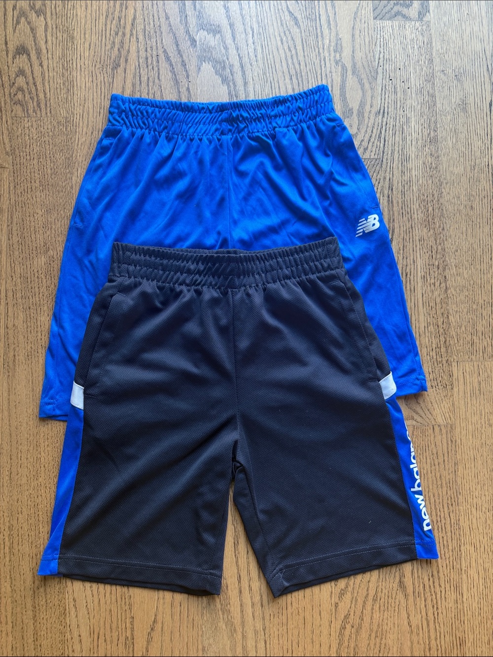 Lot of 2 New Balance Boy’s Cobalt Blue and Navy Athletic Shorts Size M (10-12)
